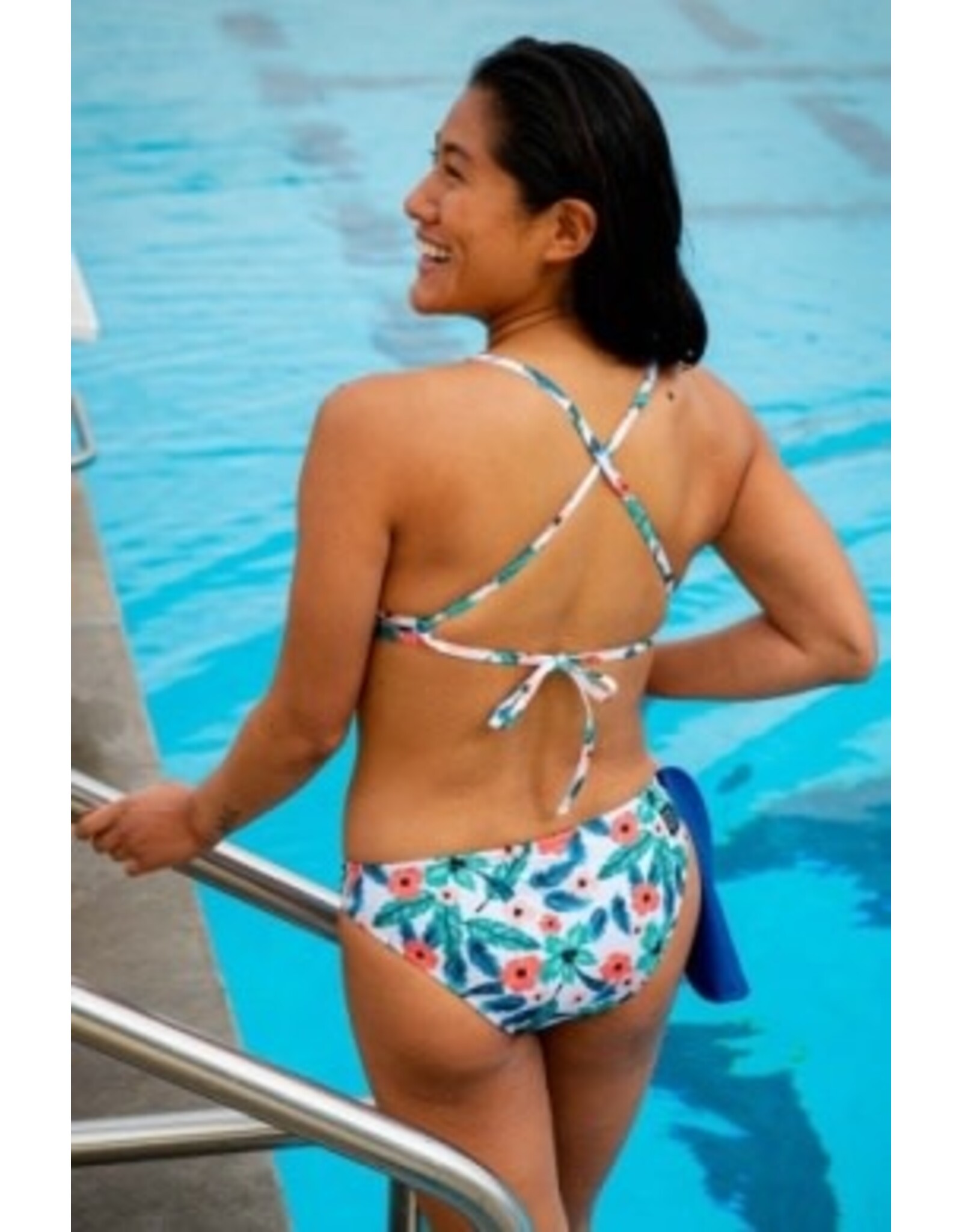 JOLYN JOLYN TRIANGLE PRINT BIKINI TOP