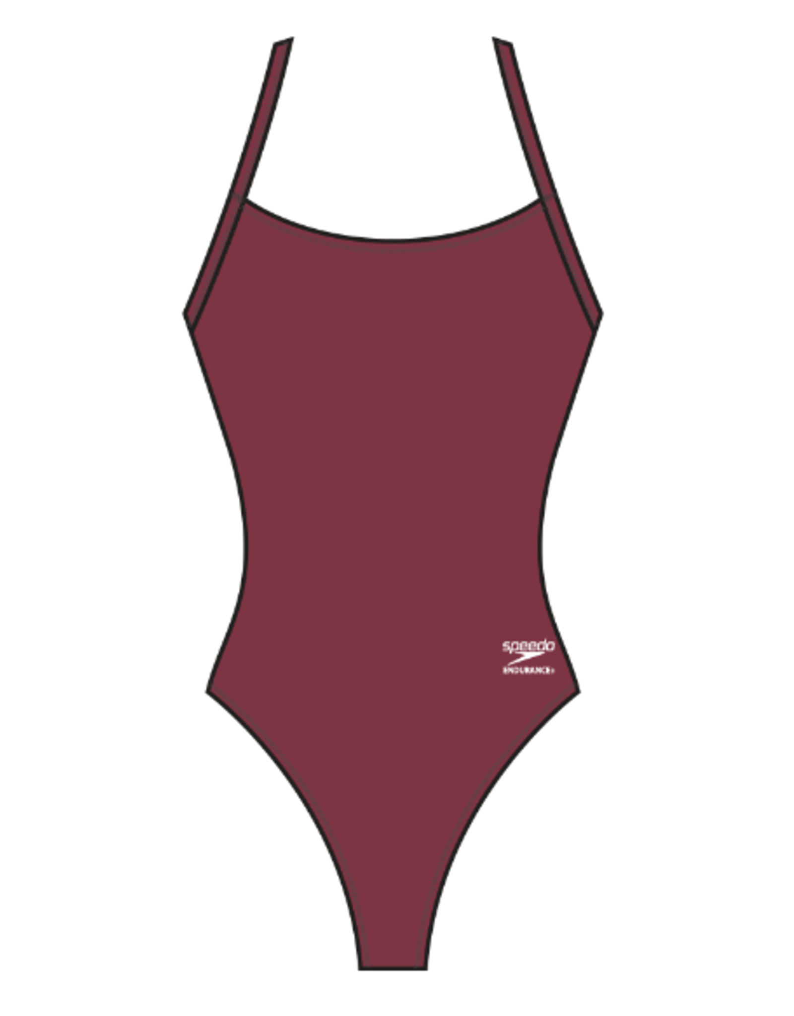 SPEEDO SPEEDO ENDURANCE SOLID ONE BACK TEAM