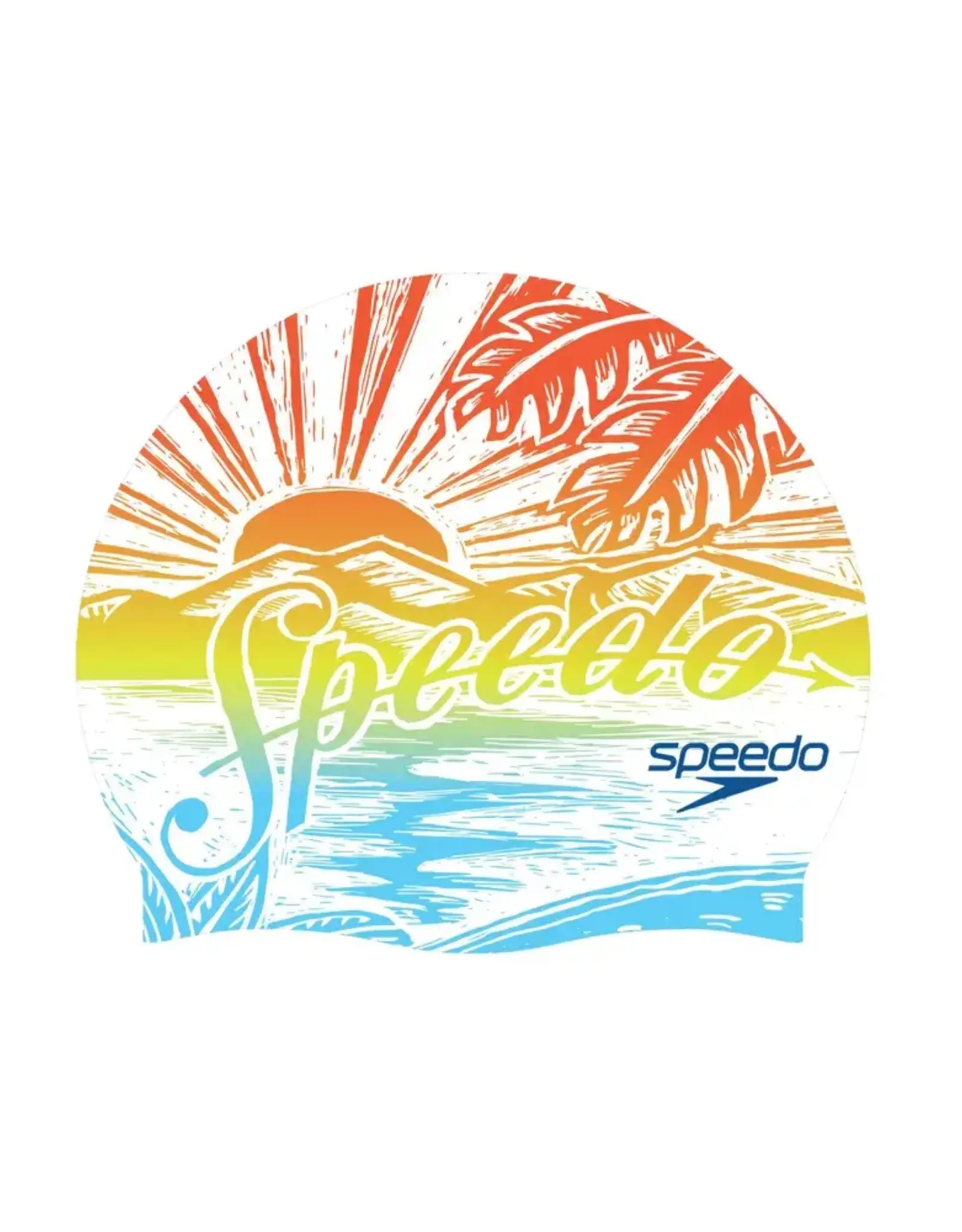 SPEEDO SPEEDO SILICONE PRINTED CAP