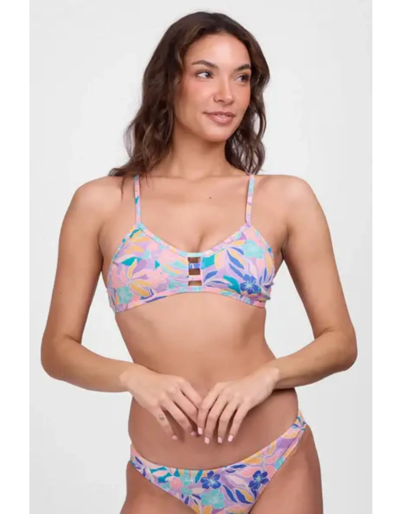 JOLYN JOLYN TOMCAT PRINT BIKINI TOP