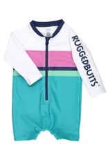 RUFFLE BUTTS / RUGGED BUTTS RUGGED BUTTS RASH GUARD BODYSUIT