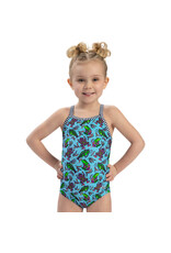 DOLFIN DOLFIN LITTLE DOLFIN PRINTED GIRLS ONE PIECE