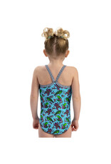 DOLFIN DOLFIN LITTLE DOLFIN PRINTED GIRLS ONE PIECE
