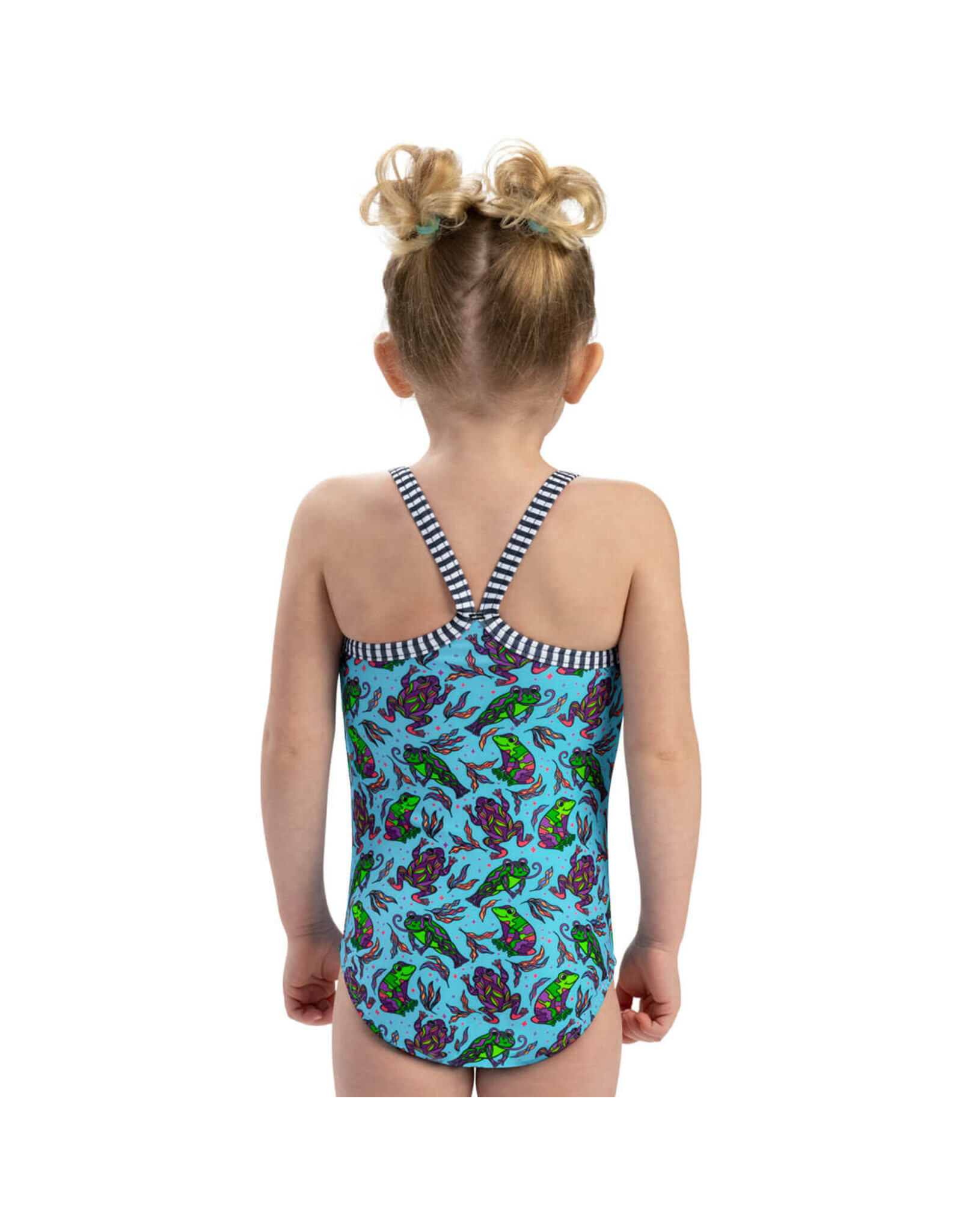 DOLFIN DOLFIN LITTLE DOLFIN PRINTED GIRLS ONE PIECE