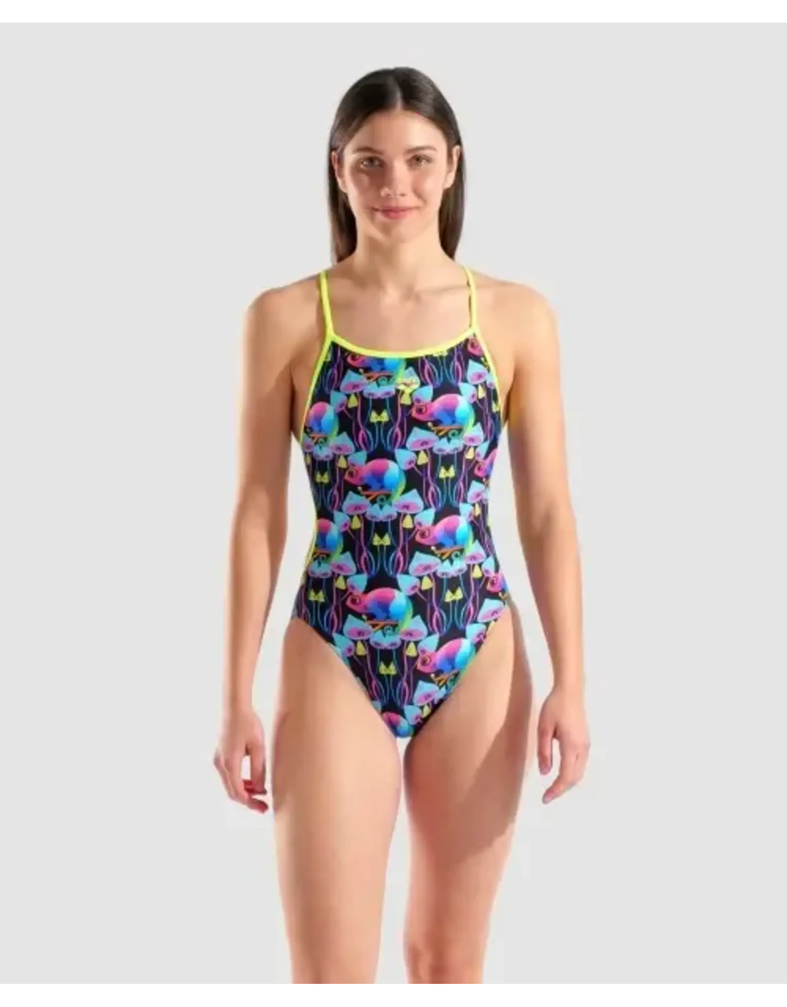 ARENA ARENA LACE BACK PRINT SUIT