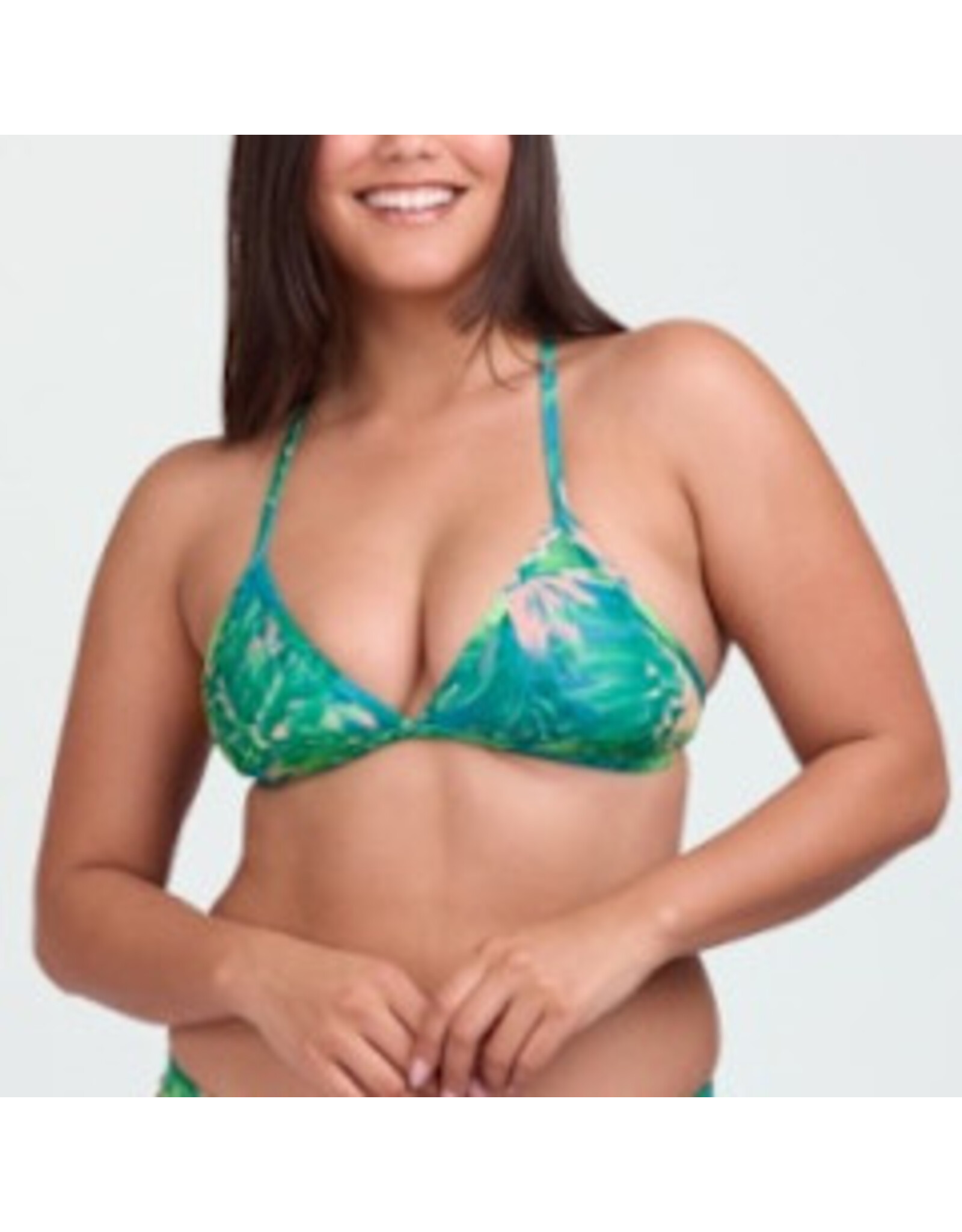 JOLYN JOLYN TRIANGLE PRINT BIKINI TOP