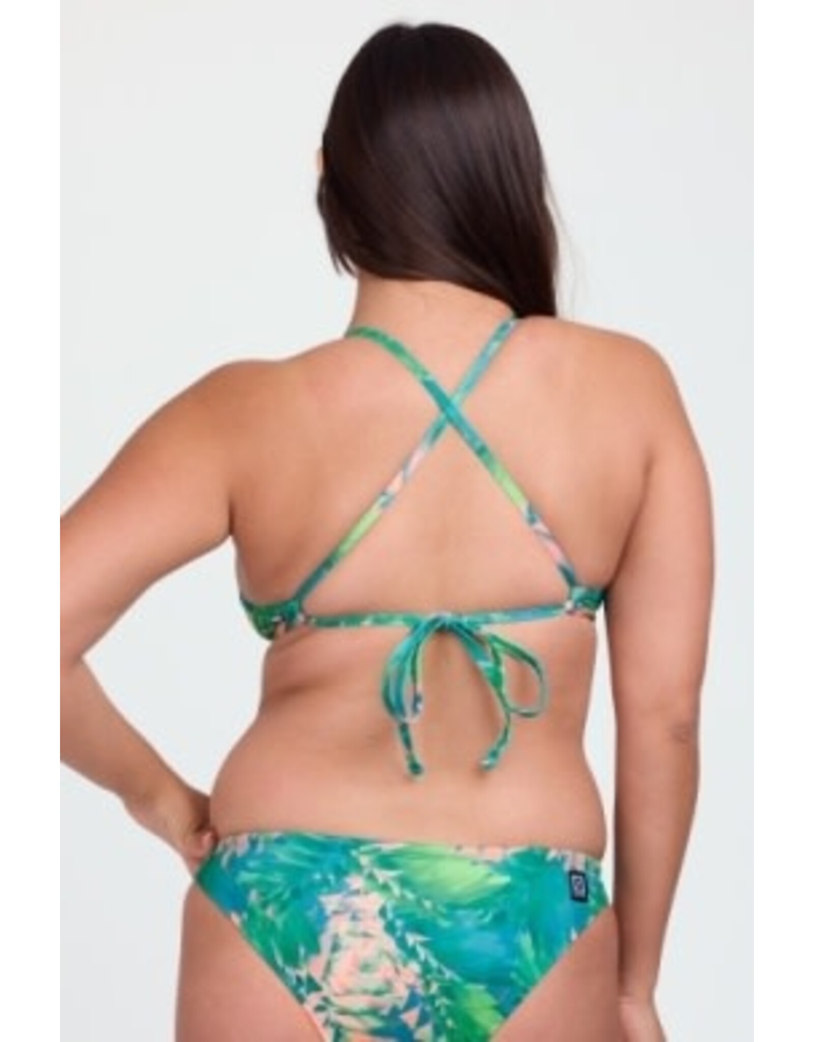 JOLYN JOLYN TRIANGLE PRINT BIKINI TOP