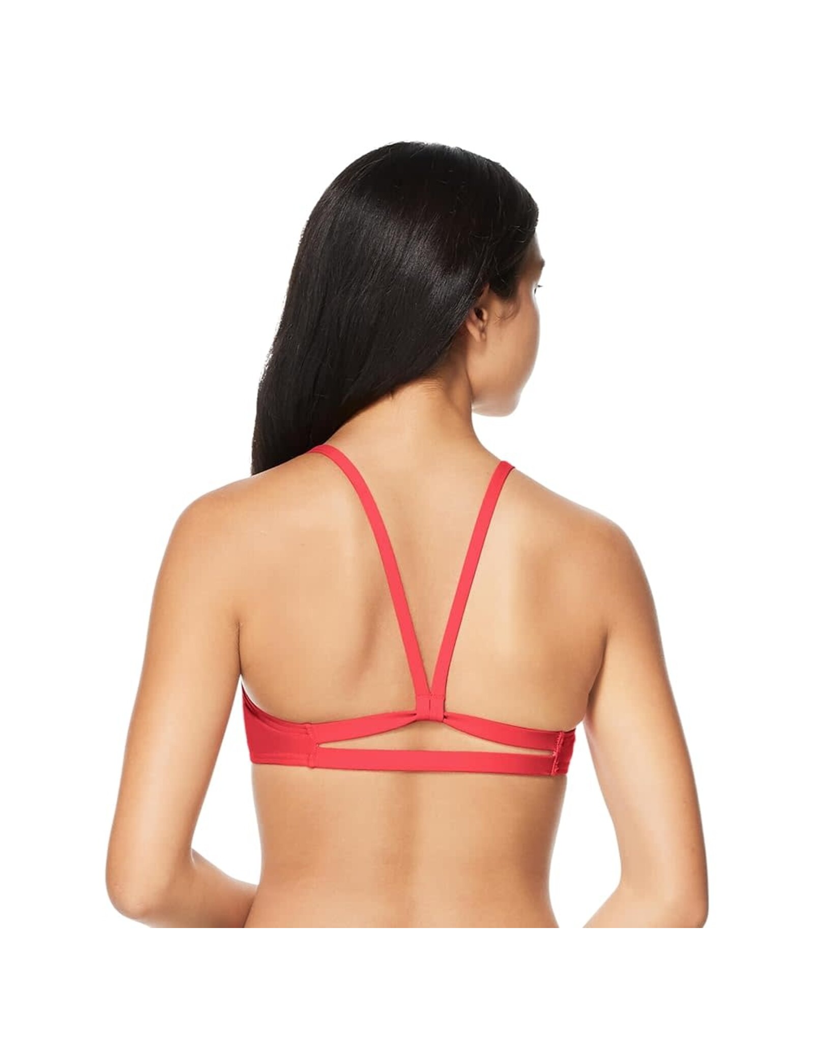 SPEEDO SPEEDO SOLID + PRINTED STRAPPY BIKINI TOP