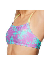 SPEEDO SPEEDO SOLID + PRINTED STRAPPY BIKINI TOP