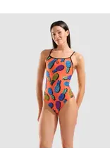 ARENA ARENA PRINTED TIE BACK ONE PIECE SUIT