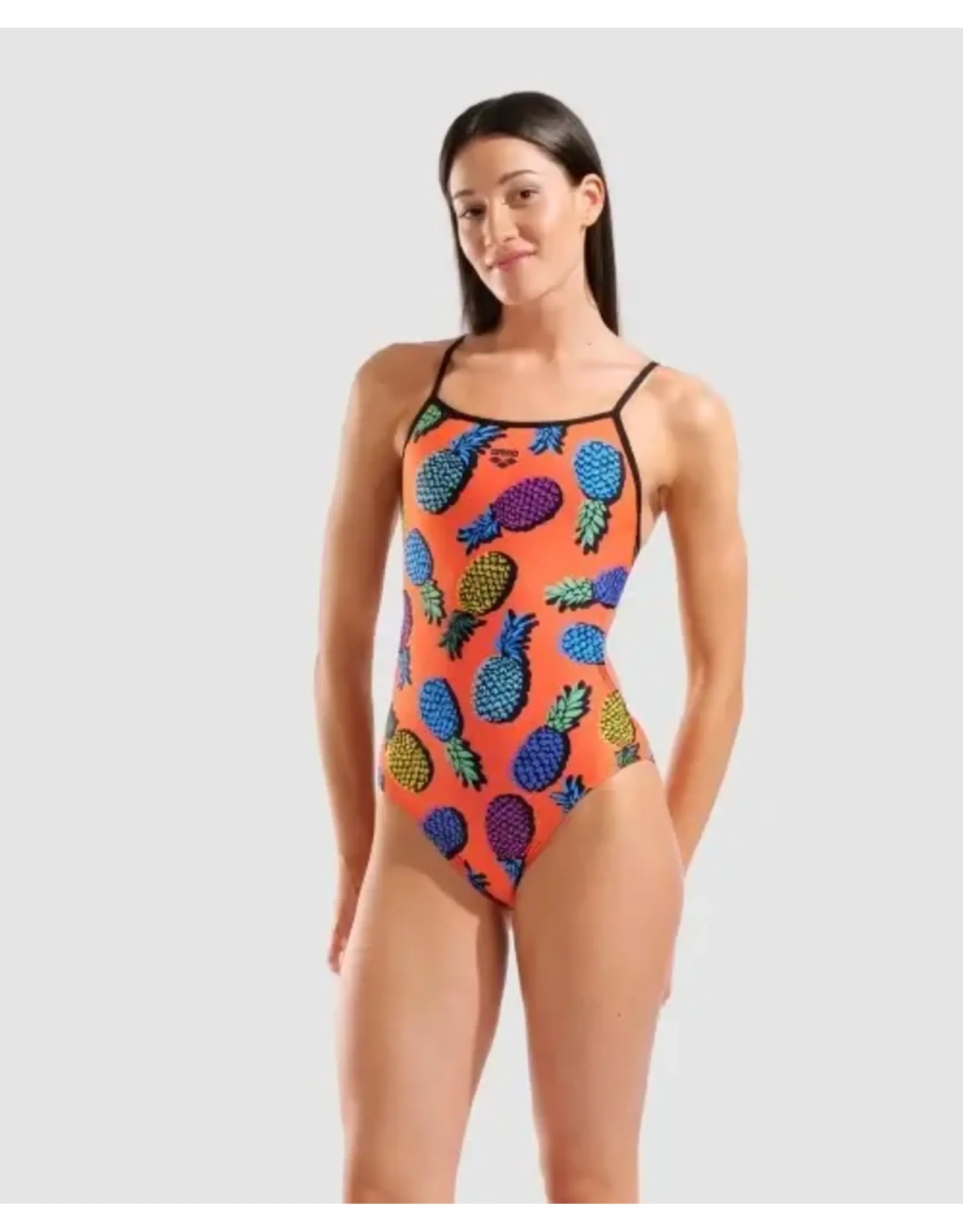 ARENA ARENA PRINTED TIE BACK ONE PIECE SUIT