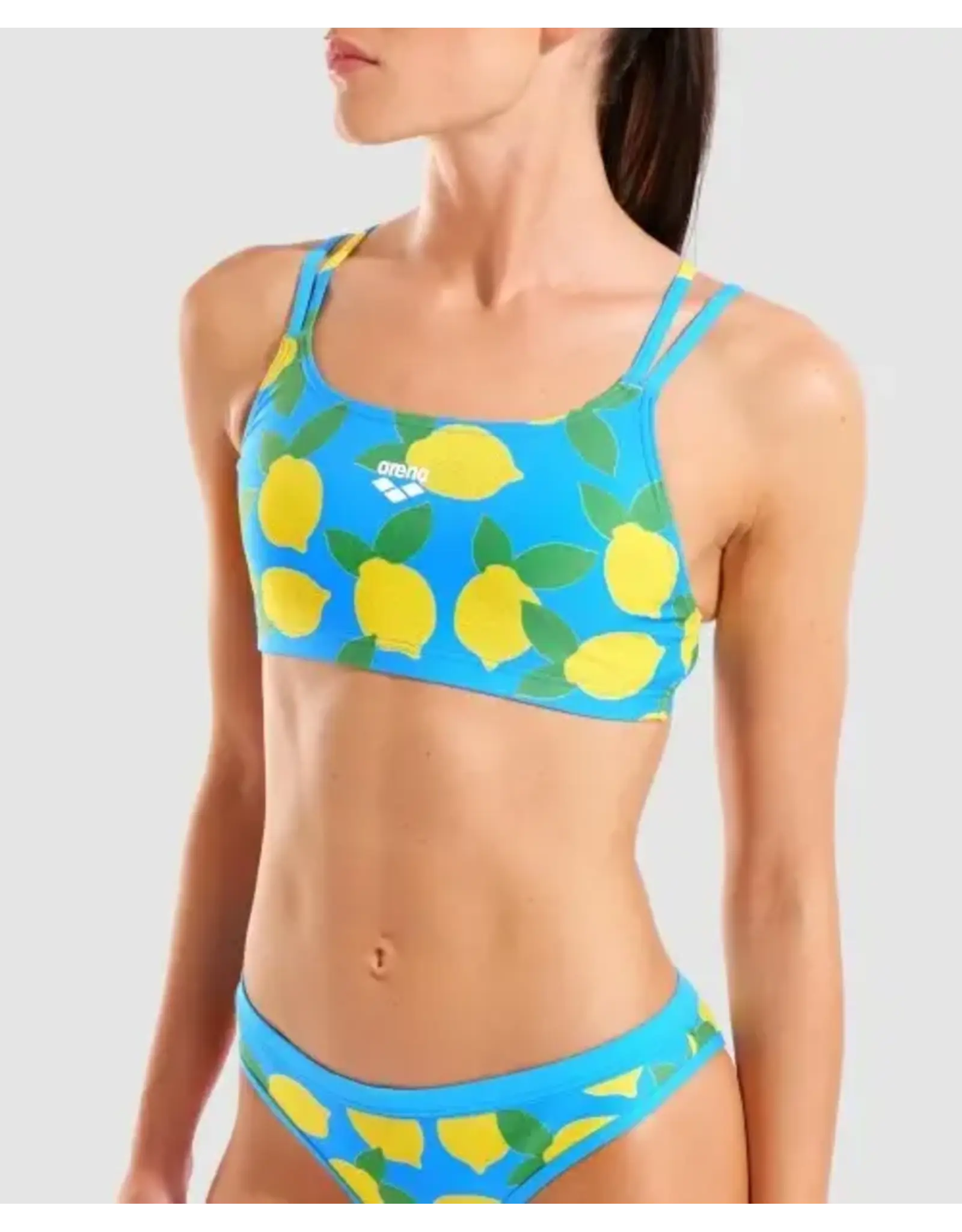 ARENA ARENA PRINTED BIKINI BANDEAU TWO-PIECE SET