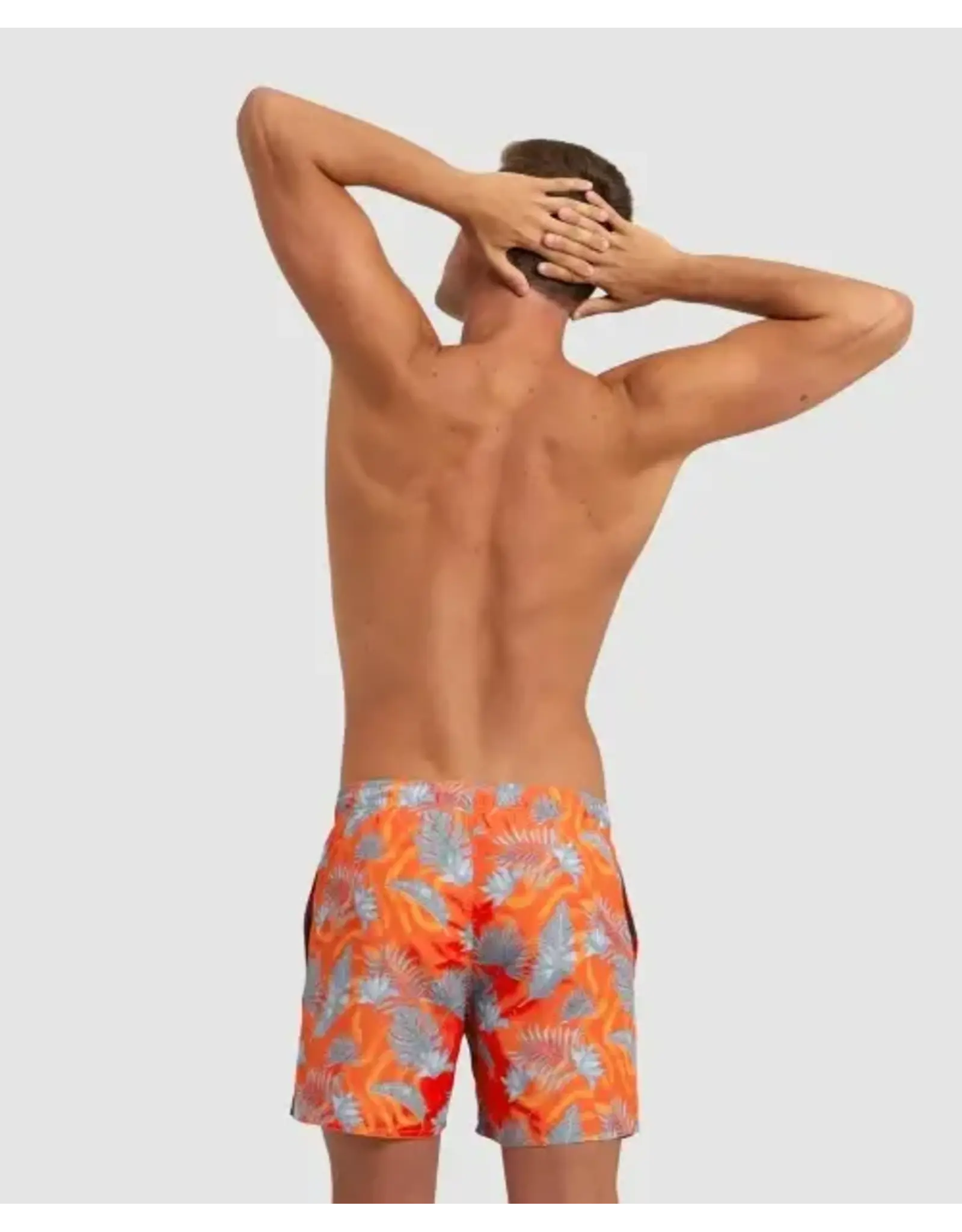 ARENA ARENA MEN'S BEACH BOXER ALLOVER PRINT SHORT