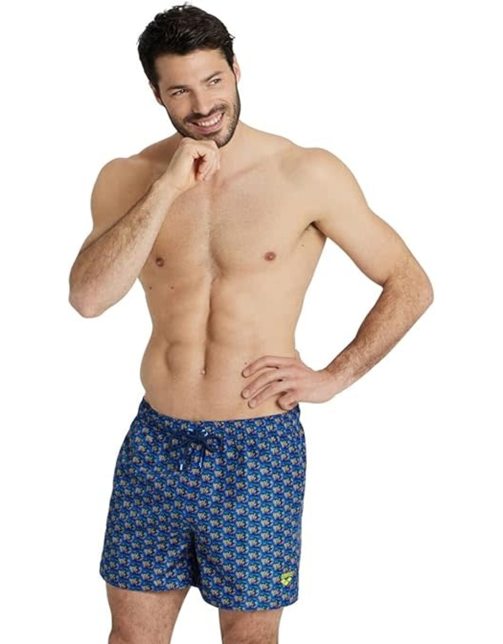 ARENA ARENA MEN'S BEACH BOXER ALLOVER PRINT SHORT