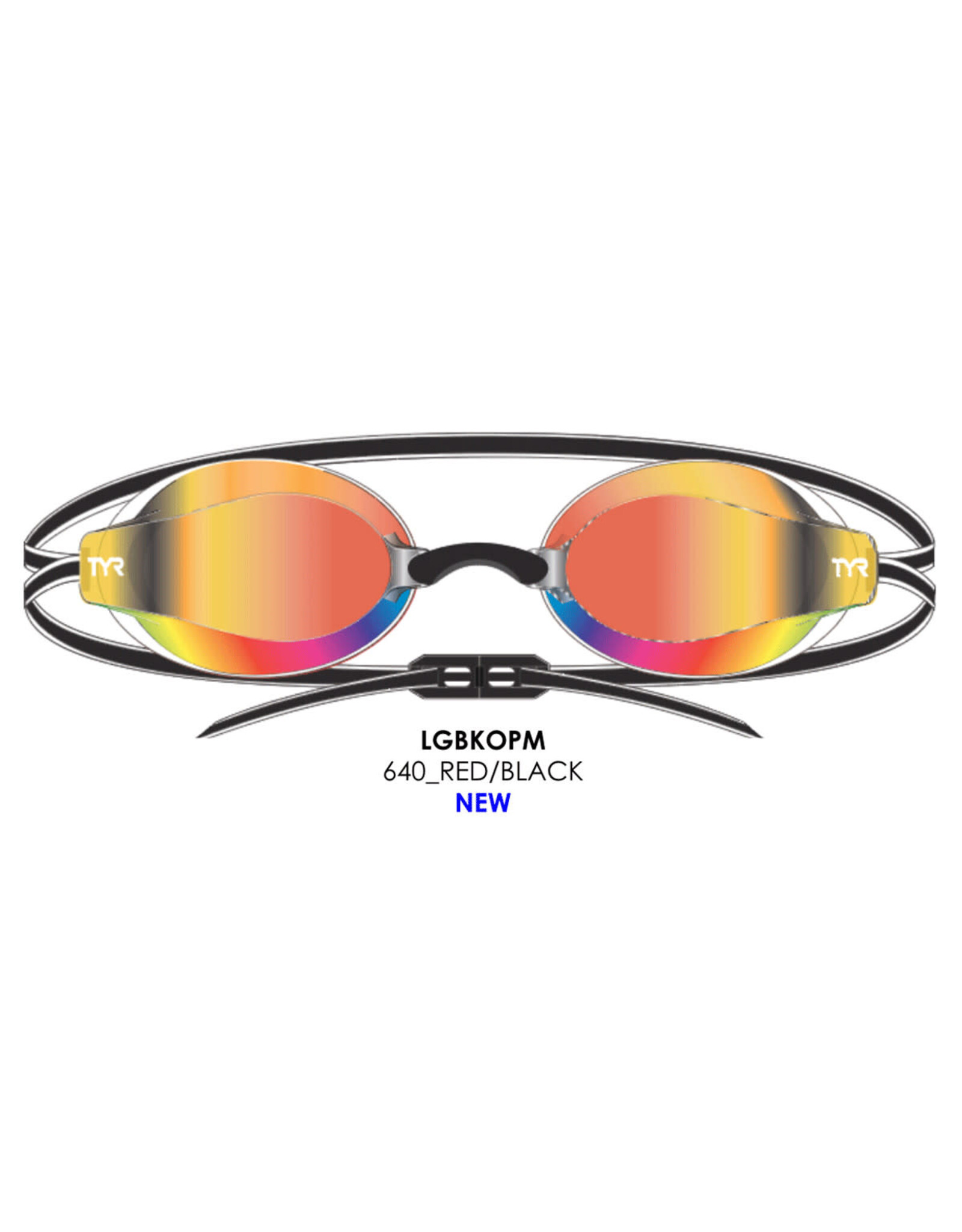TYR TYR BLACKOPS 140 EV MIRRORED