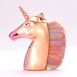 La Licornerie Pinceau synthetique arc-en-ciel tête de licorne