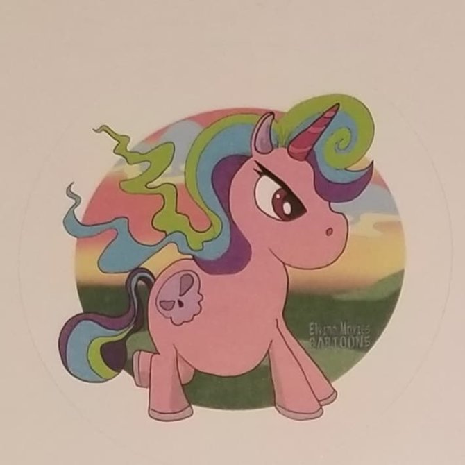La Licornerie Angry Unicorn Sticker