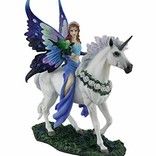 La Licornerie Blue Fairy Unicorn Statue