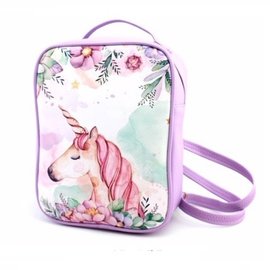 La Licornerie Sac style backpack fleuri avec licorne