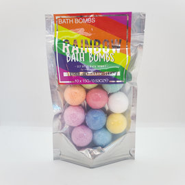 La Licornerie Mini rainbow bath bombs package