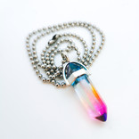 La Licornerie Rainbow polished quartz necklace
