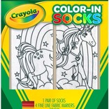 La Licornerie Unicornesque Color-In Socks with 4 Fabric Markers