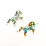 La Licornerie Unicornesque Metal Pin and Magical Crystals