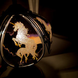 La Licornerie Unicorn Stained-Glass Tactile Lamp
