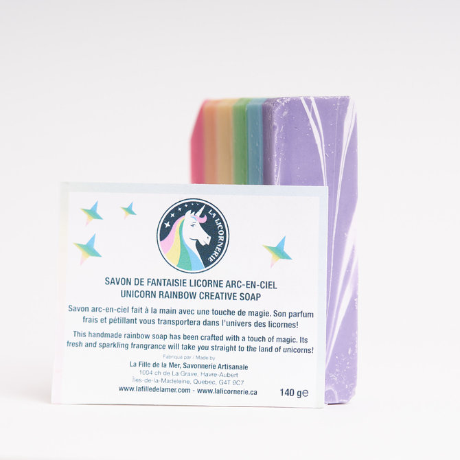 La Fille de la Mer ♥♥ Rainbow Handmade Soap