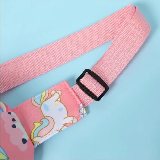 La Licornerie Pink unicorn shoulder bag