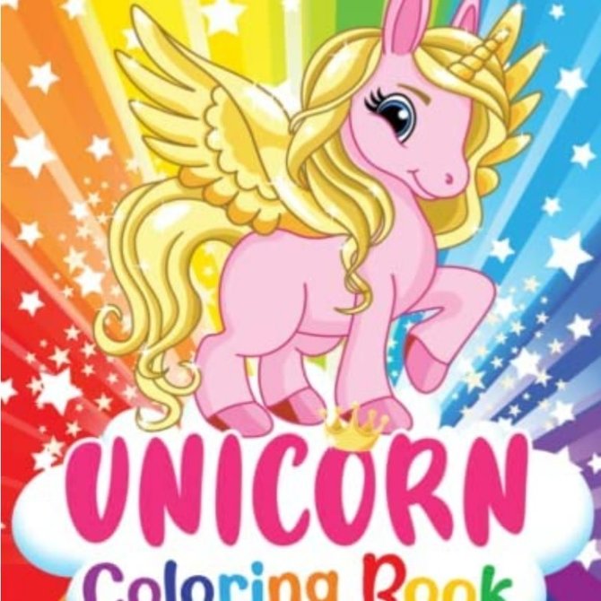 La Licornerie Unicorn Colouring Book