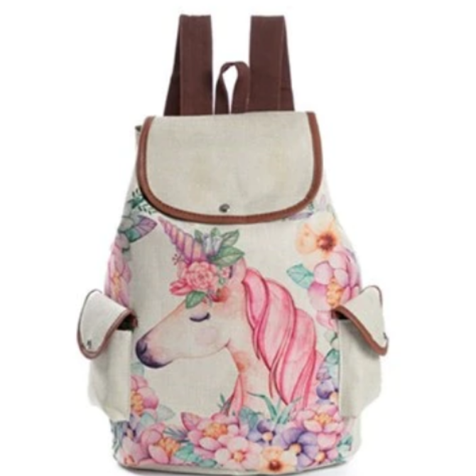 La Licornerie Unicorn Profil flowery backpack