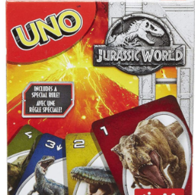 La Licornerie Jeu de cartes Uno Jurassic World