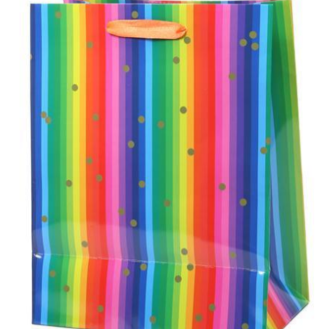La Licornerie Vertical Strip Rainbow Giftbag