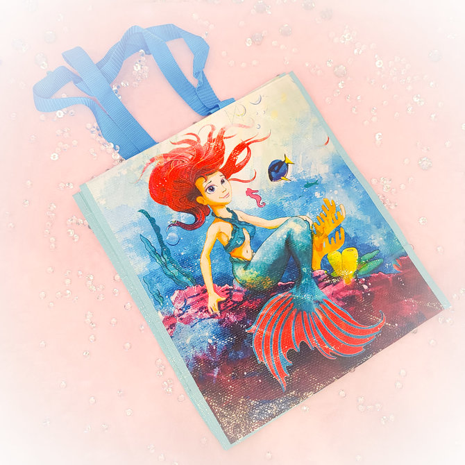 La Licornerie Unicorn or Mermaid Watercolor Reusable bag
