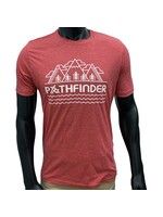 Pathfinder Linescape Tee Red/White