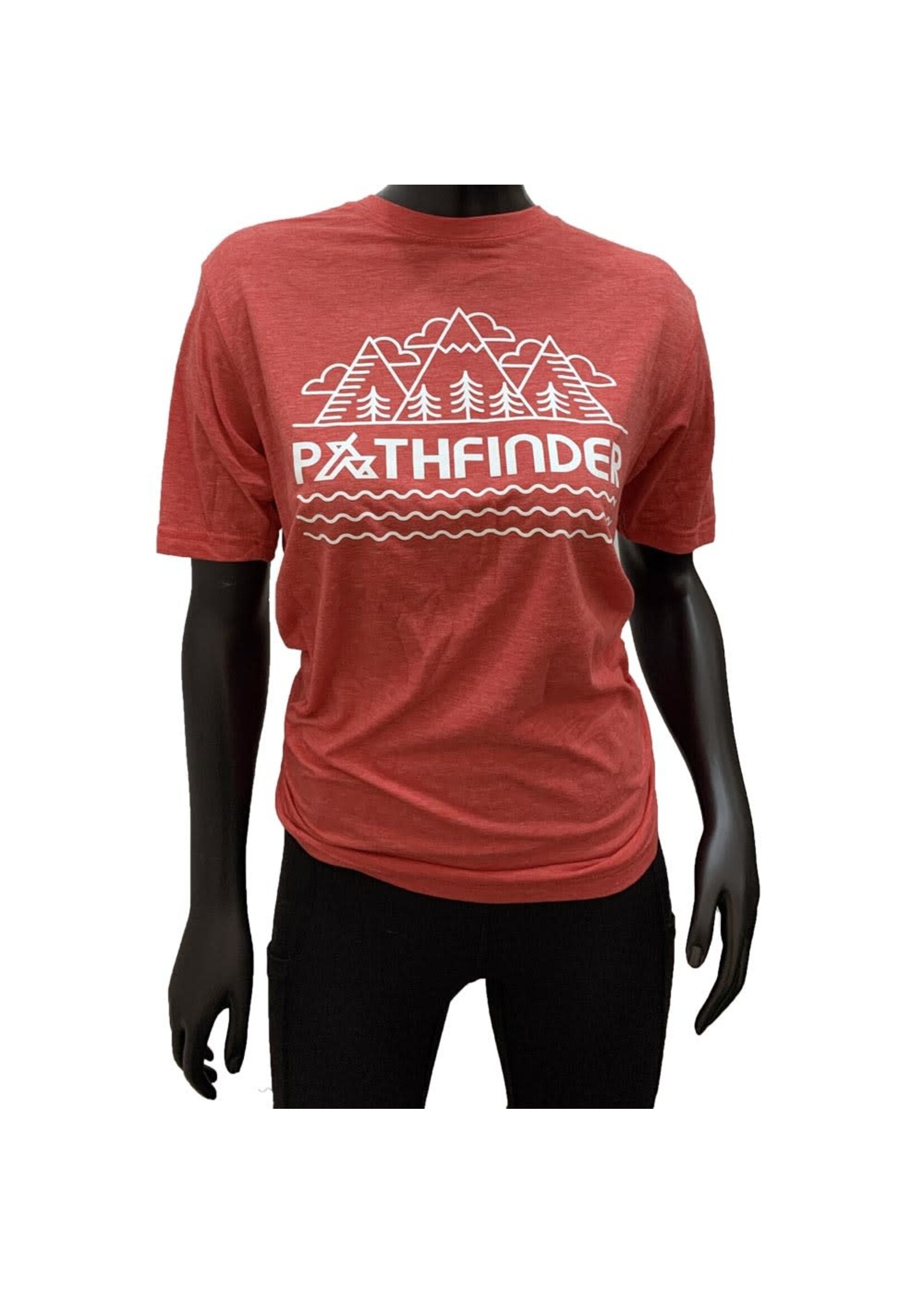 Pathfinder Linescape Tee Red/White