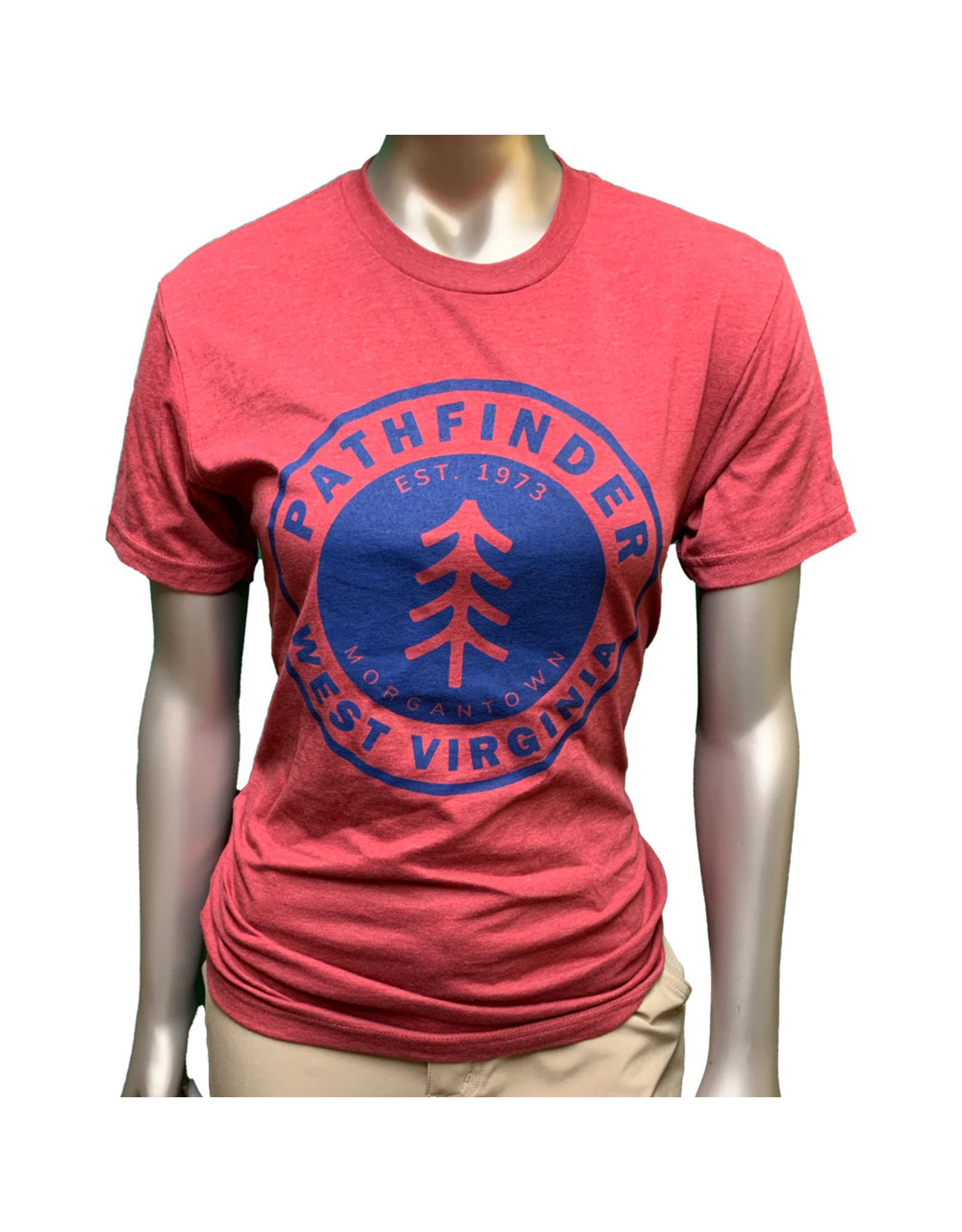 Pathfinder Pine Tree Tee Cardinal/Royal