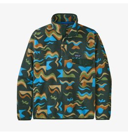 Patagonia Men's LW Synch Snap-T P/O Arctic Collage: Northern Green