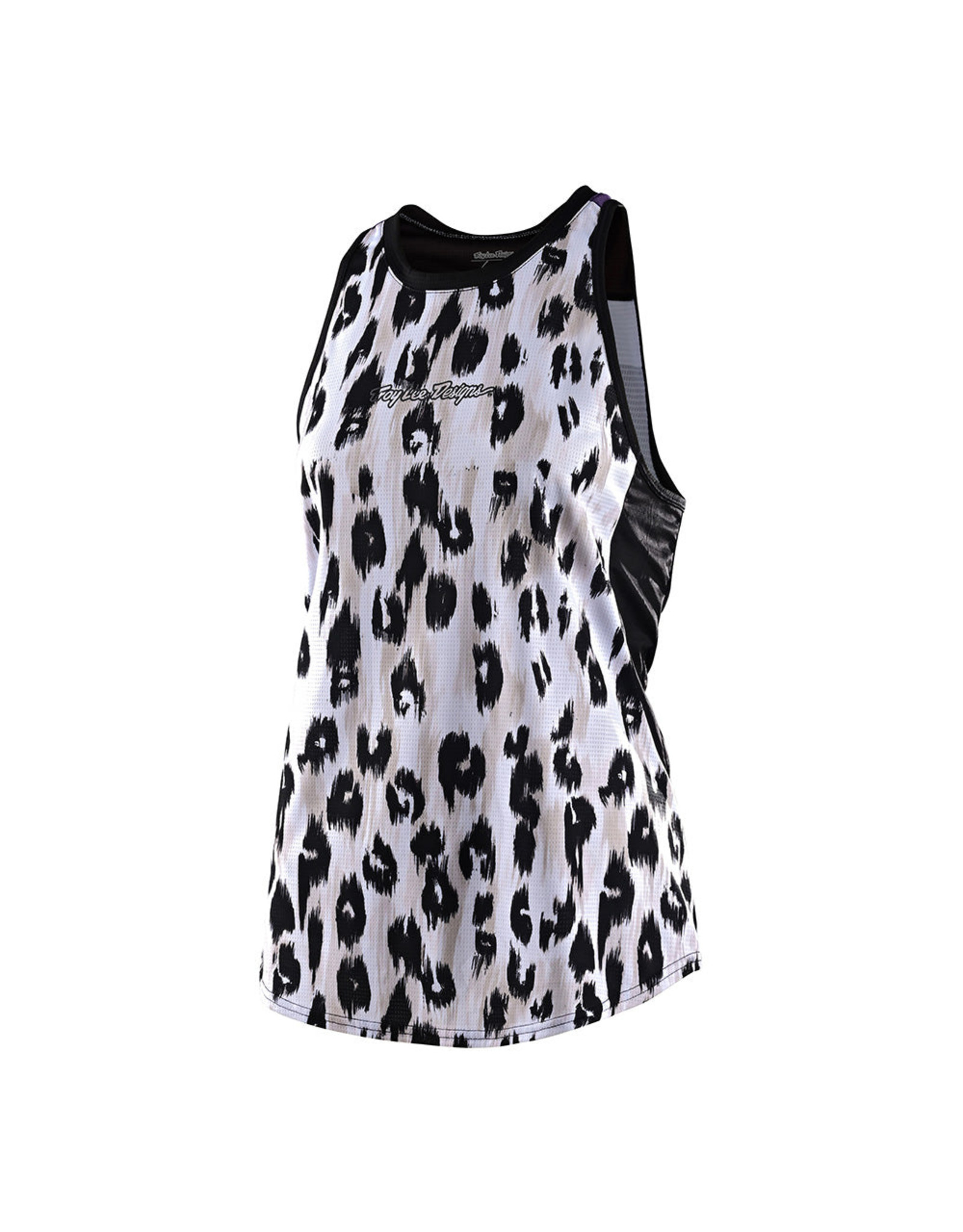 Troy Lee Designs Womens Luxe Tank; Wild Cat White