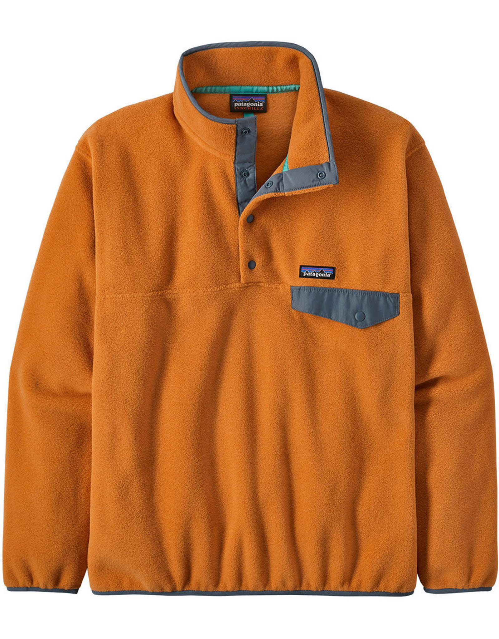 Patagonia M Lightweight Synchilla Snap-T Fleece Pullover- Cloudberry Orange