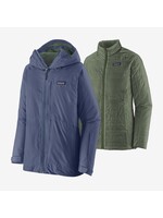 Patagonia W 3-in-1 Powder Town Jacket - Current Blue