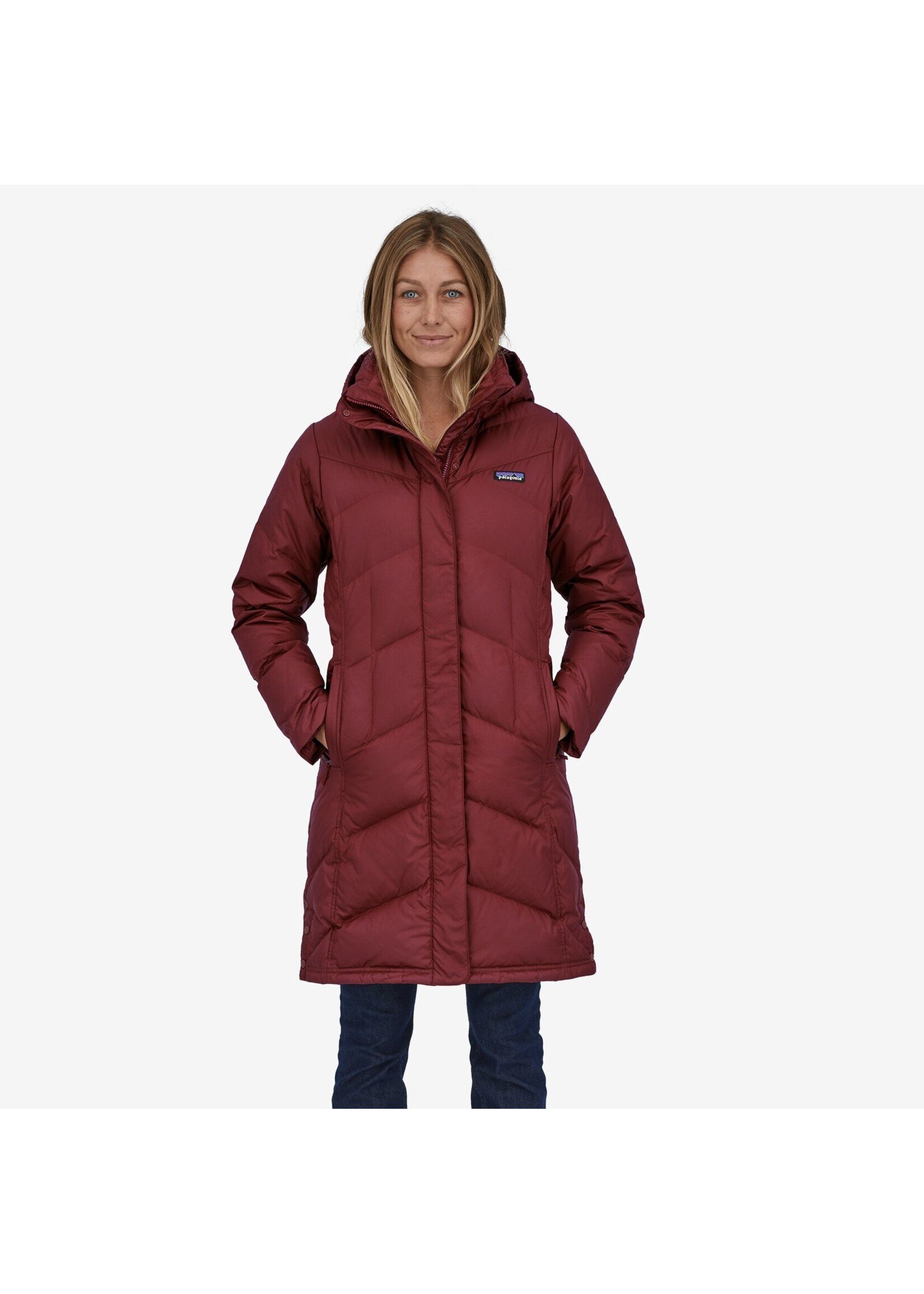 Patagonia W Down With It Parka Sequoia Red