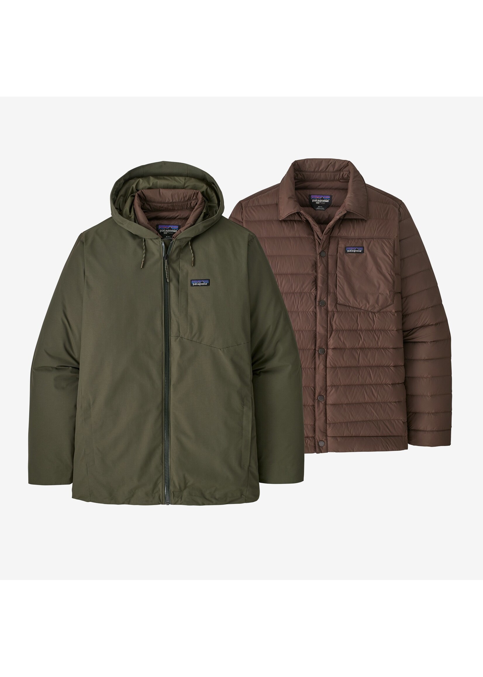 Patagonia Men's Downdrift 3-in-1 Jacket - Basin Green - Pathfinder