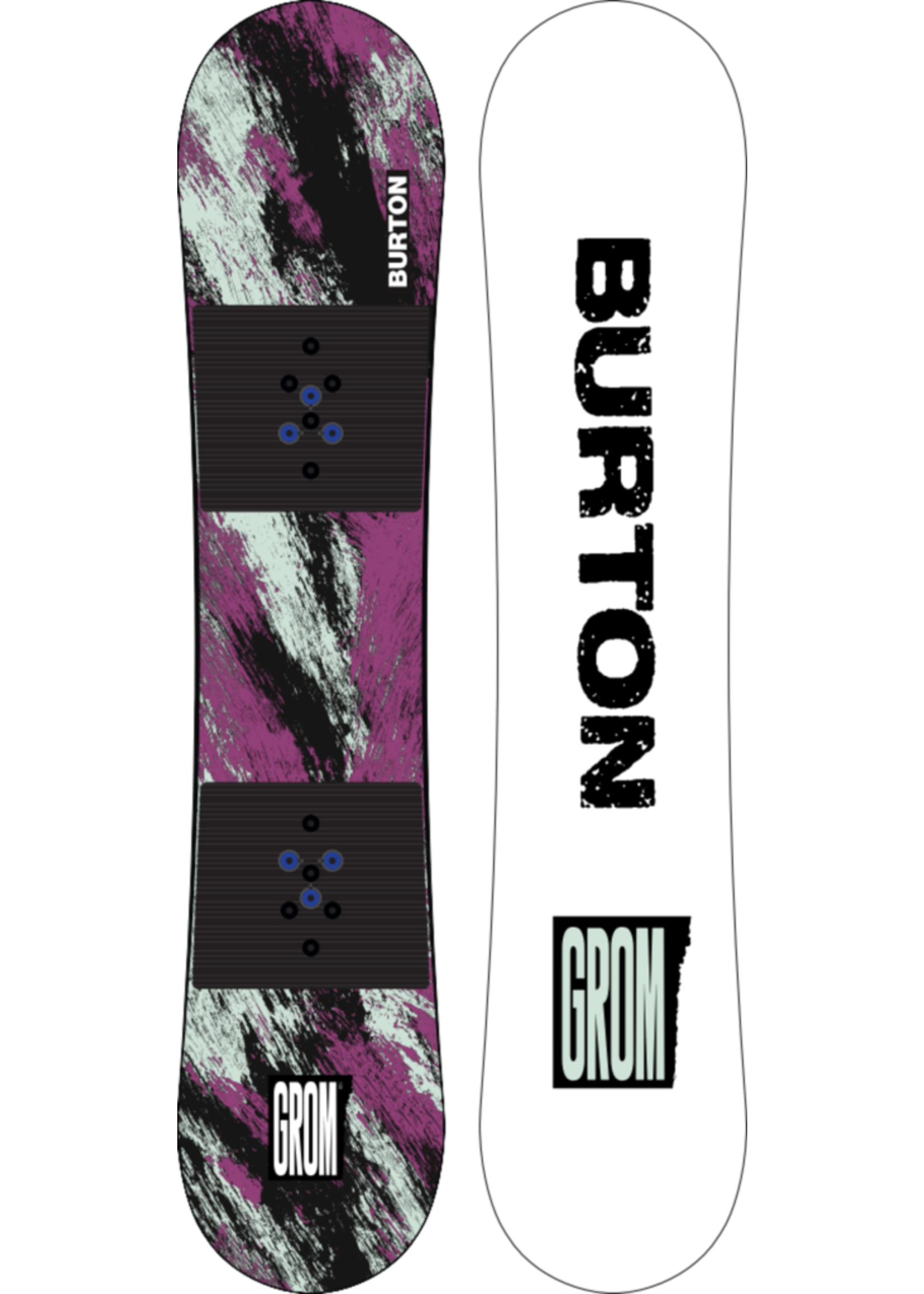 Burton Kids' Grom Snowboard - Purple/Teal
