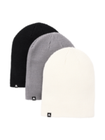 Burton Recycled DND Beanie - 3 Pack - True Black/Sharkskin/Stout White