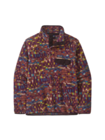 Patagonia W's LW Synch Snap-T P/O - Fitz Roy Patchwork: Night Plum