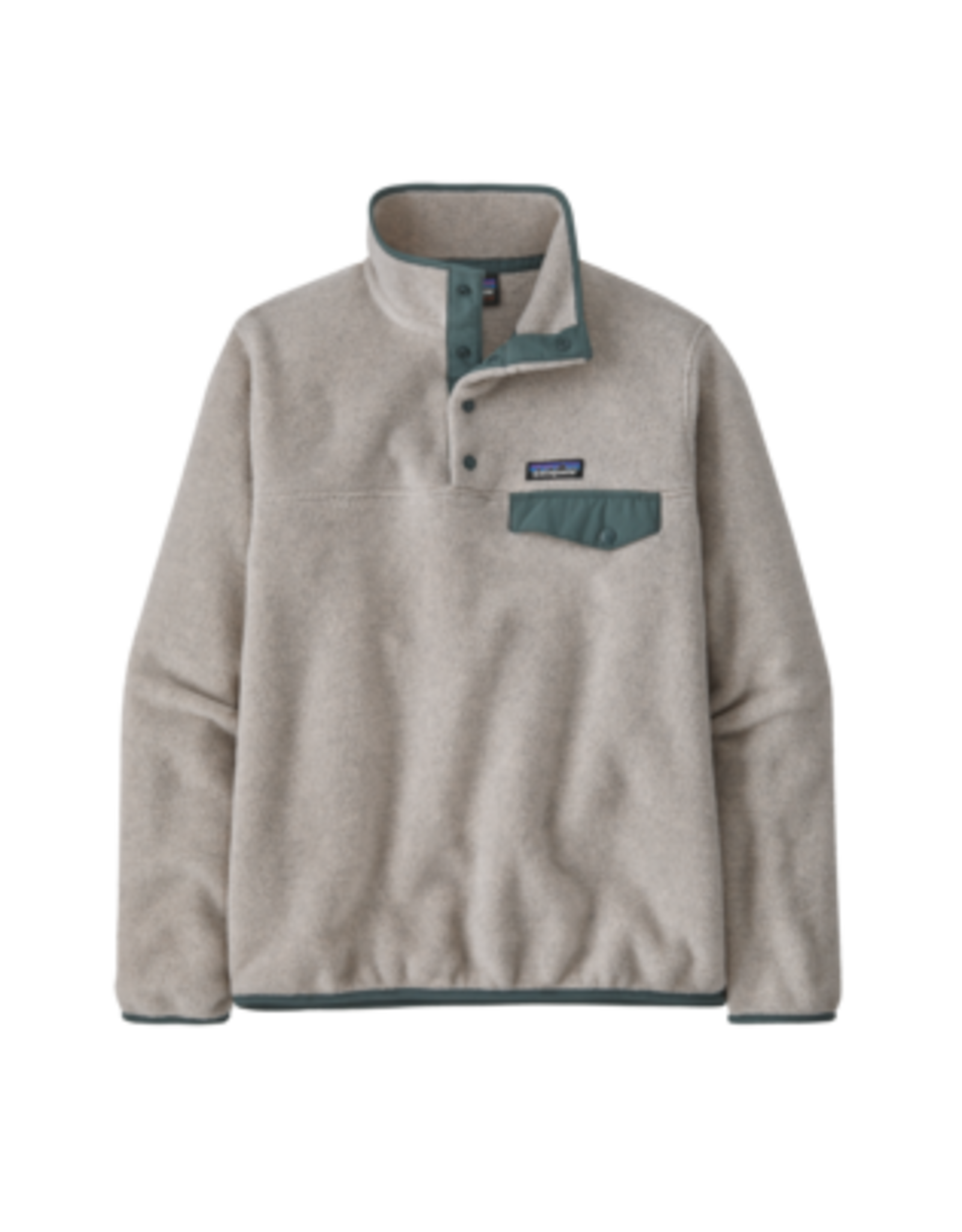 Patagonia W's LW Synch Snap-T P/O - Oatmeal/Green