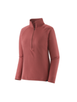 Patagonia W's Cap MW Zip Neck - Rosehip