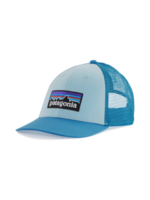 Patagonia P-6 Logo LoPro Trucker Hat - Fin Blue